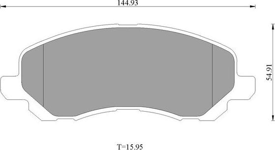 BOSCH 0 986 AB1 623 - Jarrupala, levyjarru inparts.fi