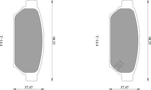 BOSCH 0 986 AB1 622 - Jarrupala, levyjarru inparts.fi