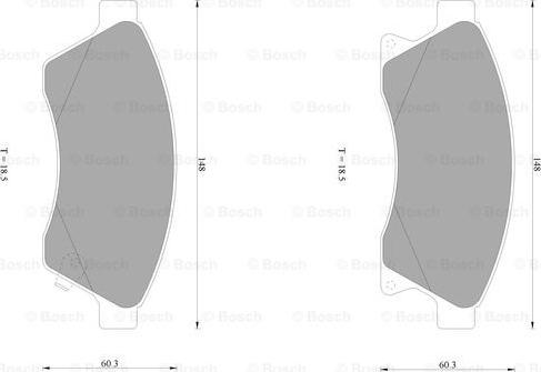 BOSCH 0 986 AB1 042 - Jarrupala, levyjarru inparts.fi