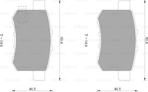 BOSCH 0 986 AB1 058 - Jarrupala, levyjarru inparts.fi