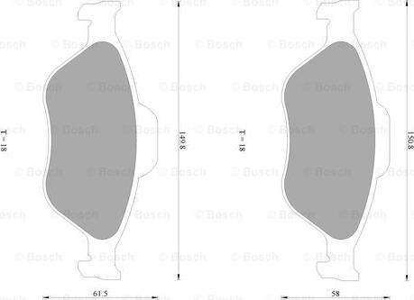 BOSCH 0 986 AB1 060 - Jarrupala, levyjarru inparts.fi