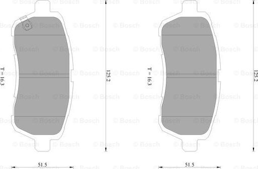 BOSCH 0 986 AB1 089 - Jarrupala, levyjarru inparts.fi