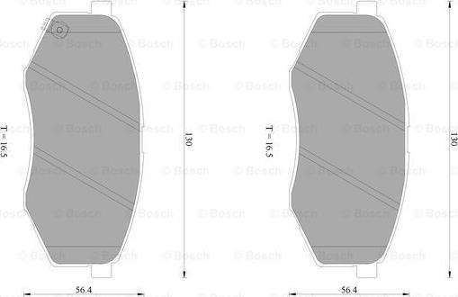 BOSCH 0 986 AB1 084 - Jarrupala, levyjarru inparts.fi