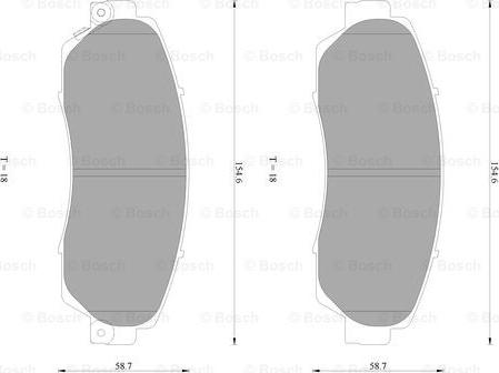 BOSCH 0 986 AB1 085 - Jarrupala, levyjarru inparts.fi