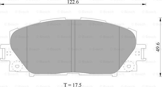 BOSCH 0 986 AB1 080 - Jarrupala, levyjarru inparts.fi