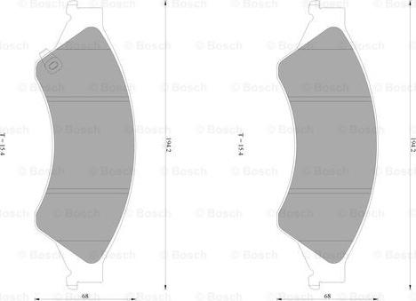 BOSCH 0 986 AB1 083 - Jarrupala, levyjarru inparts.fi