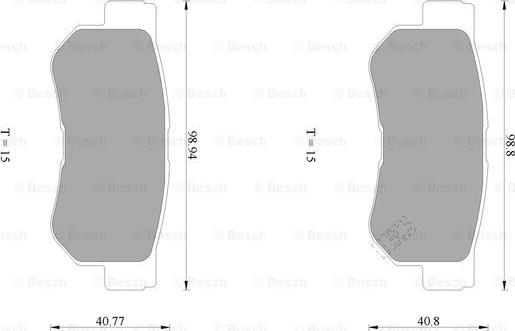 BOSCH 0 986 AB1 020 - Jarrupala, levyjarru inparts.fi