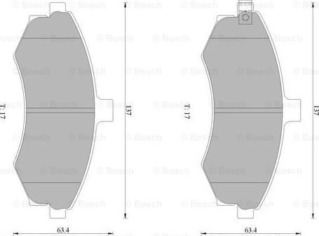 BOSCH 0 986 AB1 023 - Jarrupala, levyjarru inparts.fi