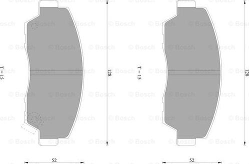 BOSCH 0 986 AB1 075 - Jarrupala, levyjarru inparts.fi