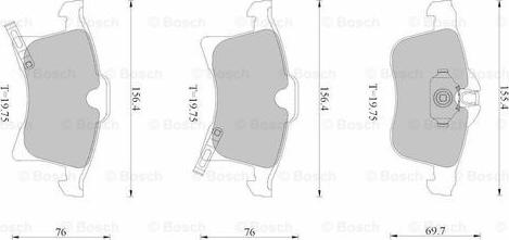 BOSCH 0 986 AB1 117 - Jarrupala, levyjarru inparts.fi