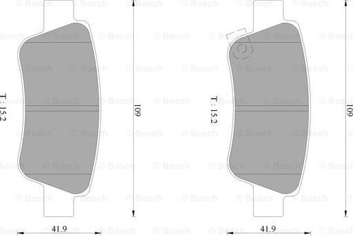 BOSCH 0 986 AB1 135 - Jarrupala, levyjarru inparts.fi