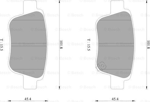 BOSCH 0 986 AB1 133 - Jarrupala, levyjarru inparts.fi