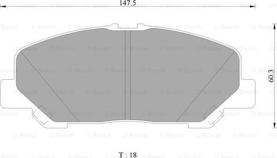 BOSCH 0 986 AB1 132 - Jarrupala, levyjarru inparts.fi