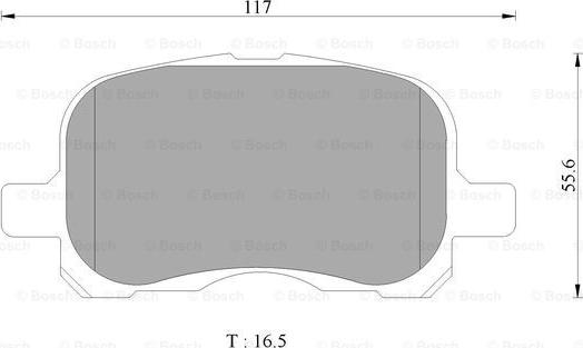 BOSCH 0 986 AB1 129 - Jarrupala, levyjarru inparts.fi