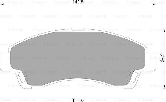 BOSCH 0 986 AB1 127 - Jarrupala, levyjarru inparts.fi