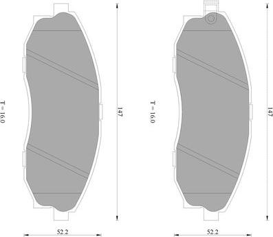 BOSCH 0 986 AB1 171 - Jarrupala, levyjarru inparts.fi