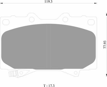 BOSCH 0 986 AB1 366 - Jarrupala, levyjarru inparts.fi