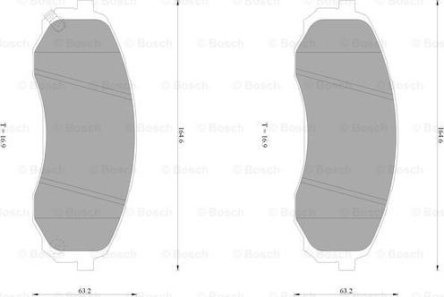 BOSCH 0 986 AB1 382 - Jarrupala, levyjarru inparts.fi