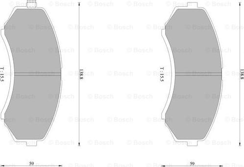 BOSCH 0 986 AB1 387 - Jarrupala, levyjarru inparts.fi