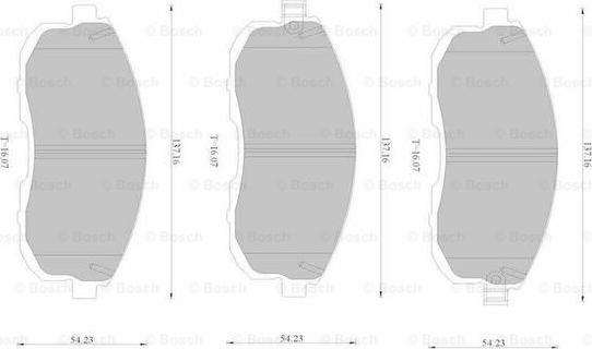 BOSCH 0 986 AB1 330 - Jarrupala, levyjarru inparts.fi