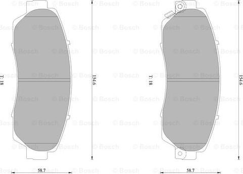 BOSCH 0 986 AB1 376 - Jarrupala, levyjarru inparts.fi