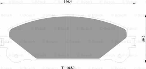 BOSCH 0 986 AB1 371 - Jarrupala, levyjarru inparts.fi