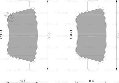 BOSCH 0 986 AB1 378 - Jarrupala, levyjarru inparts.fi