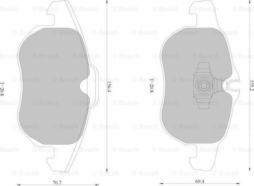 BOSCH 0 986 AB1 702 - Jarrupala, levyjarru inparts.fi