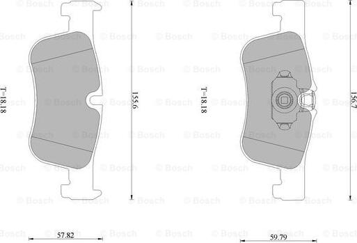 BOSCH 0 986 AB1 732 - Jarrupala, levyjarru inparts.fi