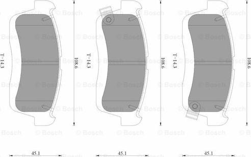 BOSCH 0 986 AB3 544 - Jarrupala, levyjarru inparts.fi