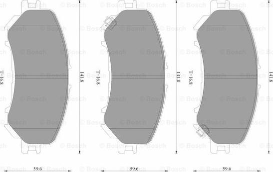 BOSCH 0 986 AB3 541 - Jarrupala, levyjarru inparts.fi