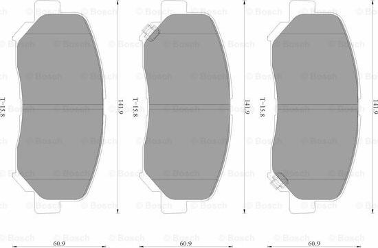 BOSCH 0 986 AB3 562 - Jarrupala, levyjarru inparts.fi