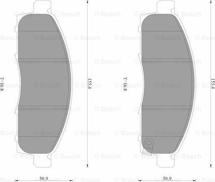 BOSCH 0 986 AB3 509 - Jarrupala, levyjarru inparts.fi