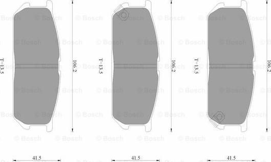 BOSCH 0 986 AB3 506 - Jarrupala, levyjarru inparts.fi