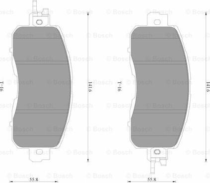 BOSCH 0 986 AB3 519 - Jarrupala, levyjarru inparts.fi