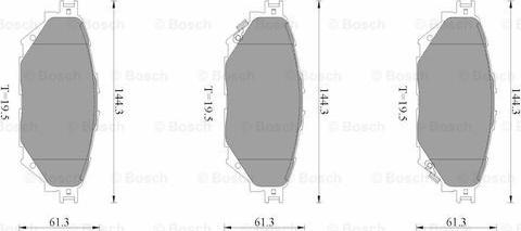 BOSCH 0 986 AB3 514 - Jarrupala, levyjarru inparts.fi