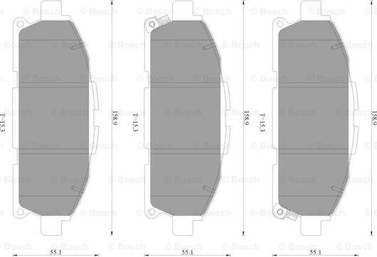 BOSCH 0 986 AB3 511 - Jarrupala, levyjarru inparts.fi