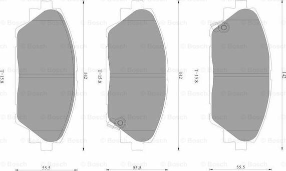 BOSCH 0 986 AB3 518 - Jarrupala, levyjarru inparts.fi