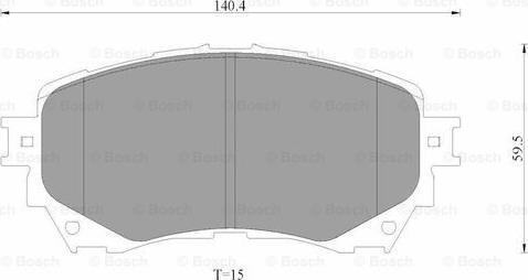 BOSCH 0 986 AB3 539 - Jarrupala, levyjarru inparts.fi