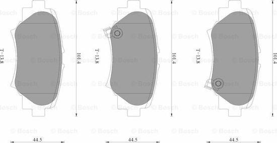 BOSCH 0 986 AB3 538 - Jarrupala, levyjarru inparts.fi