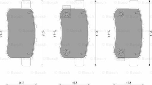 BOSCH 0 986 AB3 524 - Jarrupala, levyjarru inparts.fi