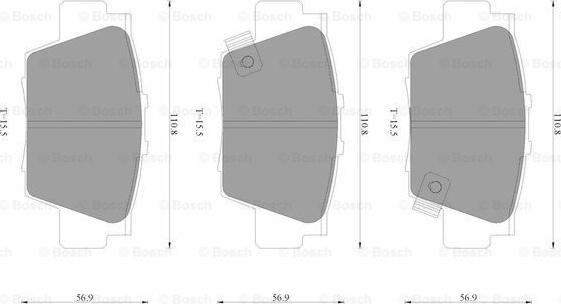 BOSCH 0 986 AB3 523 - Jarrupala, levyjarru inparts.fi