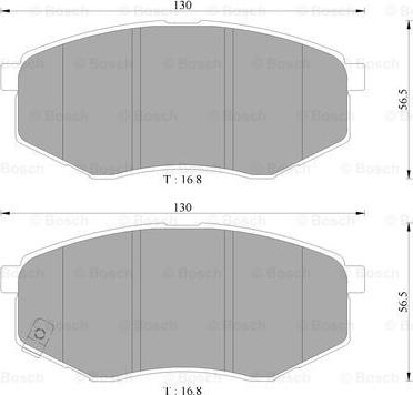 BOSCH 0 986 AB3 090 - Jarrupala, levyjarru inparts.fi