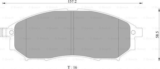 BOSCH 0 986 AB3 098 - Jarrupala, levyjarru inparts.fi