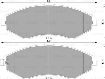 BOSCH 0 986 AB3 044 - Jarrupala, levyjarru inparts.fi