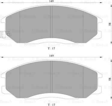 BOSCH 0 986 AB3 040 - Jarrupala, levyjarru inparts.fi