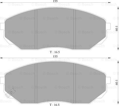 BOSCH 0 986 AB3 048 - Jarrupala, levyjarru inparts.fi