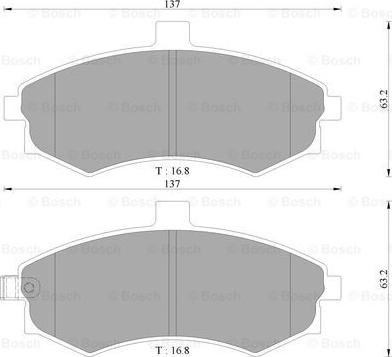 BOSCH 0 986 AB3 050 - Jarrupala, levyjarru inparts.fi