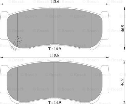 BOSCH 0 986 AB3 067 - Jarrupala, levyjarru inparts.fi