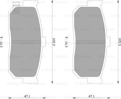 BOSCH 0 986 AB3 084 - Jarrupala, levyjarru inparts.fi